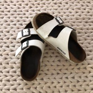 Birkenstocks; white Arizona style